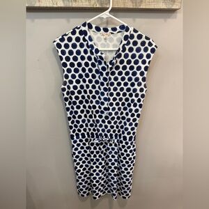GAP Navy and White Polka Dot Dress